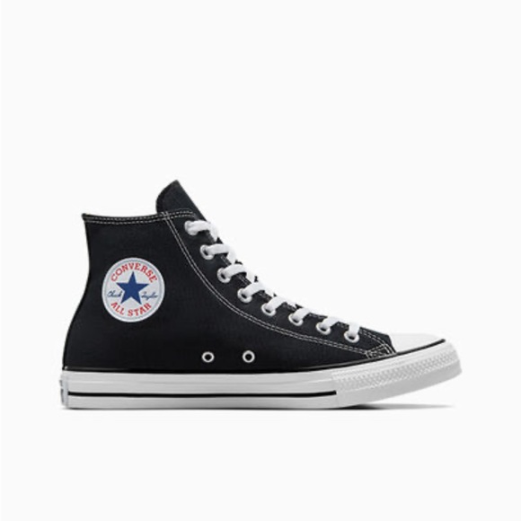 Black high-top Converse Chuck Taylor All Star Sneakers — Unisex — Never Worn - Picture 1 of 5